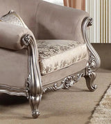 Cristina Traditional Style Chair In Silver Finish Wood | Cosmos - 3037SICRI - Home Elegance USA - 3