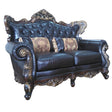 Britney Traditional Style Loveseat In Cherry Finish Wood | Cosmos