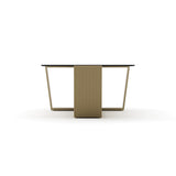 Counter Balance Cocktail Table Smoked Bronze Glass | Caracole Classic