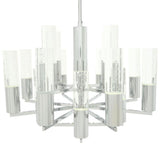 Crystal Cylinders Chandelier // 16 Lights // Dimmable | Finesse - FN - 1168 - Home Elegance USA - 4