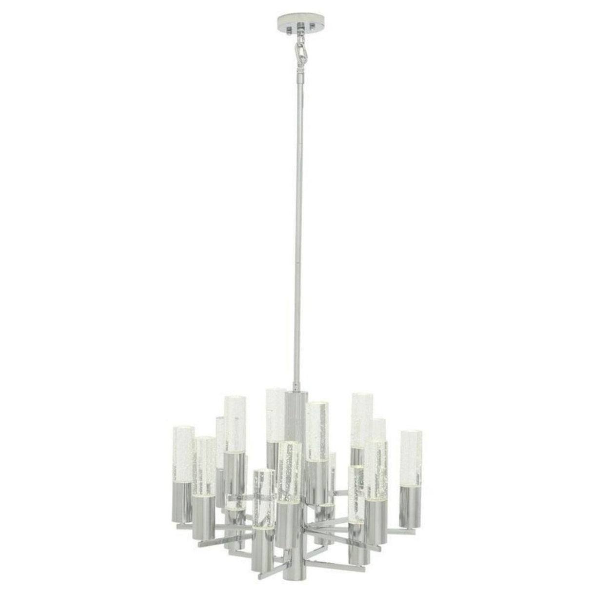 Crystal Cylinders Chandelier // 16 Lights // Dimmable | Finesse - FN - 1168 - Home Elegance USA - 1