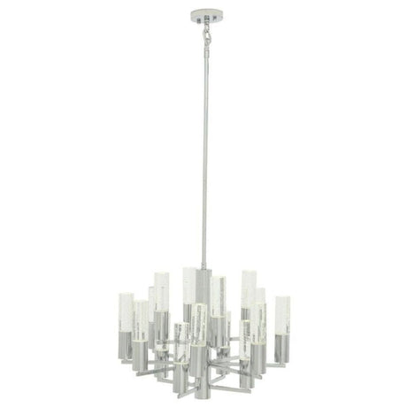 Crystal Cylinders Chandelier // 16 Lights // Dimmable | Finesse - FN - 1168 - Home Elegance USA - 1