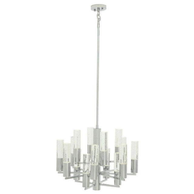 Crystal Cylinders Chandelier // 16 Lights // Dimmable | Finesse - FN - 1168 - Home Elegance USA - 1