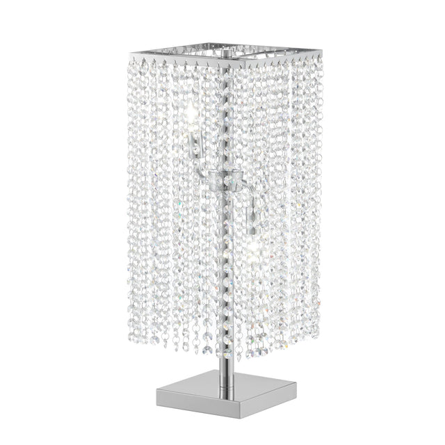 Crystal Strands Table Lamp // 2 Light | Finesse | Home Elegance USA