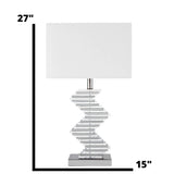 Crystal Two Tone Paved Table Lamp // 1 Light | Finesse | Home Elegance USA