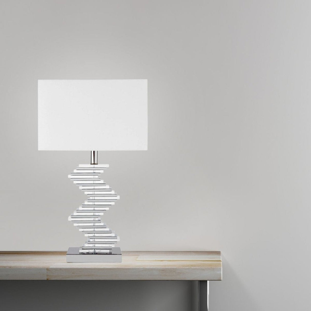 Crystal Two Tone Paved Table Lamp // 1 Light | Finesse | Home Elegance USA
