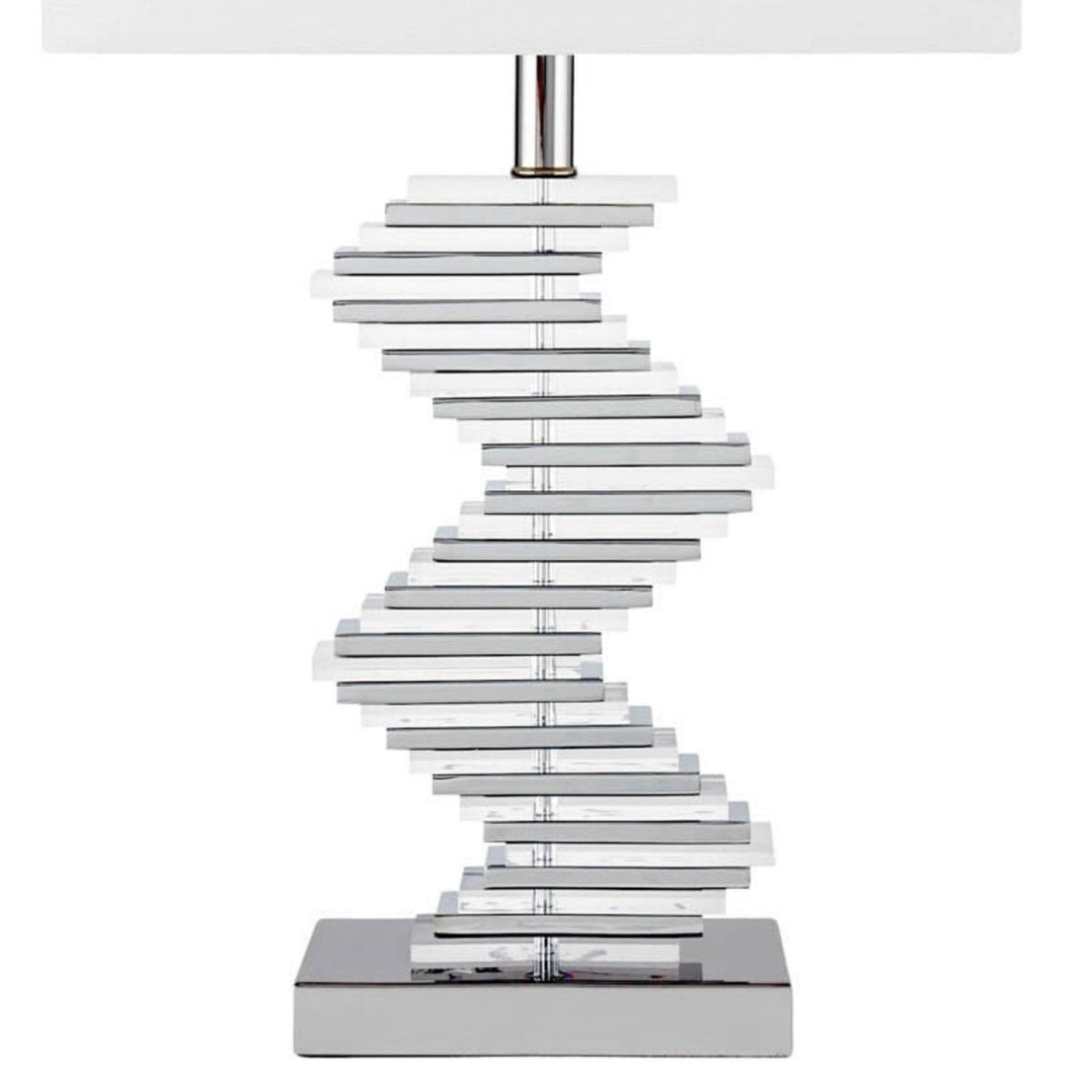 Crystal Two Tone Paved Table Lamp // 1 Light | Finesse | Home Elegance USA