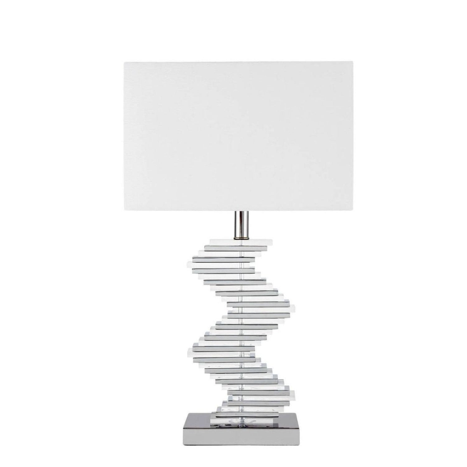 Crystal Two Tone Paved Table Lamp // 1 Light | Finesse | Home Elegance USA
