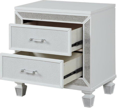 Crystal nightstand White | Galaxy -2