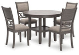 Ashley Gray Wrenning Dining Room Table Set (Set of 5) | Home Elegance USA