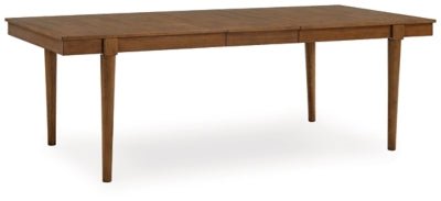 Ashley Brown Lyncott RECT Dining Room EXT Table - D615 - 45 - Home Elegance USA - 1