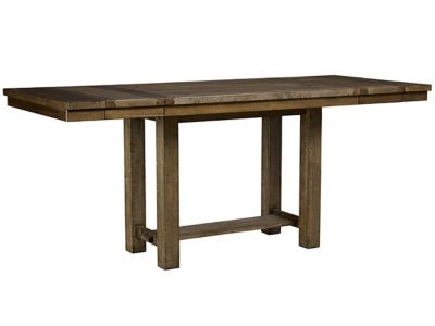 Ashley Grayish Brown Moriville RECT DRM Counter EXT Table - D631 - 32 - Home Elegance USA - 1