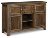 Ashley Grayish Brown Moriville Dining Room Server - D631 - 60 - Home Elegance USA - 1