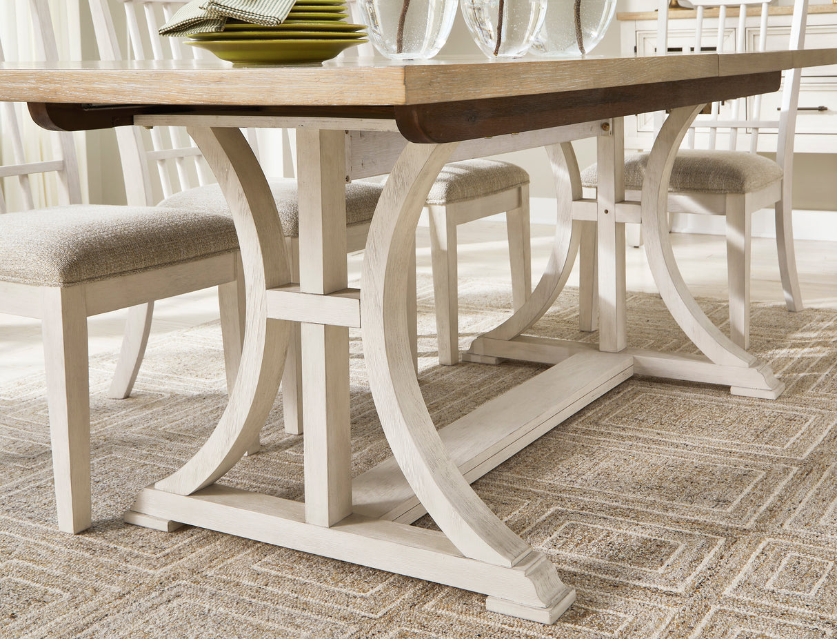 Shaybrock Rectangular Dining Table - Antique White | Ashley Furniture - Home Elegance USA