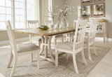 Shaybrock Dining Side Chair - Antique White (Set of 2) | Ashley - Home Elegance USA