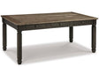 Ashley Black/Gray Tyler Creek Rectangular Dining Room Table | Home Elegance USA