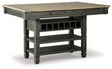 Ashley Black/Gray Tyler Creek RECT Dining Room Counter Table | Home Elegance USA