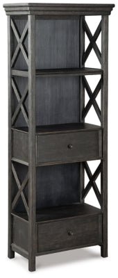 Ashley Black/Gray Tyler Creek Display Cabinet - D736 - 76 - Home Elegance USA - 1