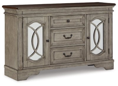 Ashley Two - tone Lodenbay Dining Room Server - D751 - 60 - Home Elegance USA - 1