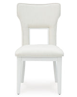 Chalanna Dining Side Chair Upholstered - White (Set of 2) | Ashley - Home Elegance USA