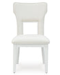 Chalanna Dining Side Chair Upholstered - White (Set of 2) | Ashley - Home Elegance USA