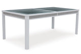 Chalanna Rectangular Dining Table - White | Ashley