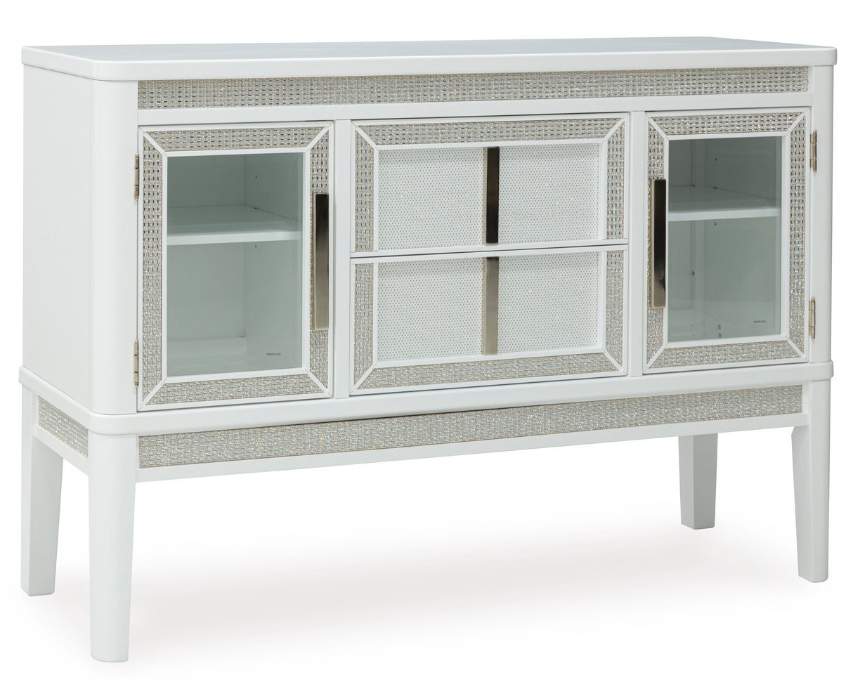 Chalanna Dining Room Server - White | Ashley - Home Elegance USA