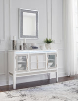 Chalanna Dining Room Server - White | Ashley - Home Elegance USA