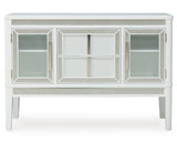 Chalanna Dining Room Server - White | Ashley - Home Elegance USA