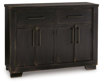 Ashley Black Galliden Dining Room Buffet - D841 - 80 - Home Elegance USA - 1