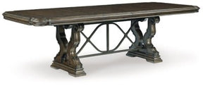 Ashley Dark Brown Maylee D947D5 Dining Extension Table | Home Elegance USA