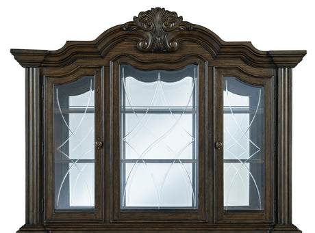 Ashley Dark Brown Maylee D947D1 Dining Buffet and Hutch - Home Elegance USA