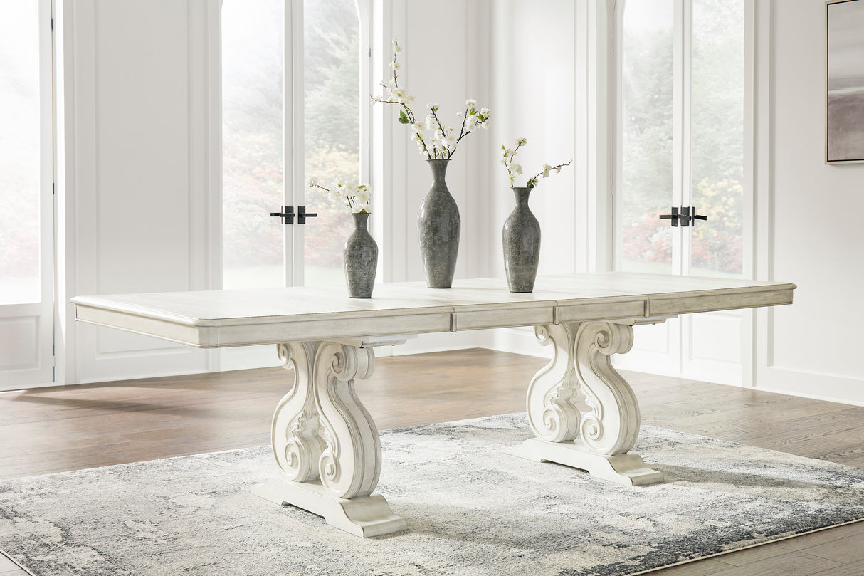 Ashley Antique White Arlendyne D980D4 Dining Extension Table - Home Elegance USA