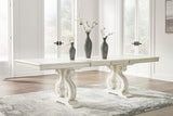 Ashley Antique White Arlendyne D980D4 Dining Extension Table - Home Elegance USA