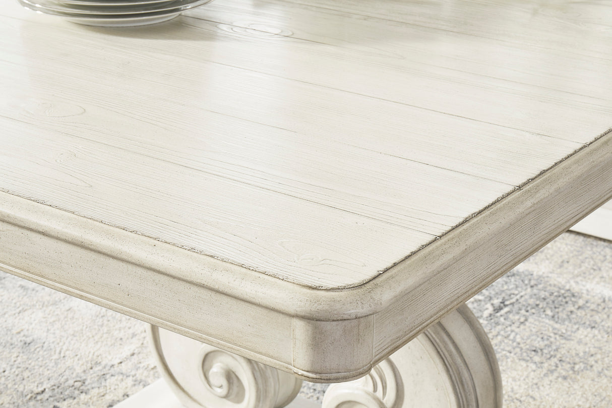 Ashley Antique White Arlendyne D980D4 Dining Extension Table - Home Elegance USA