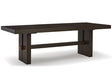 Ashley Dark Brown Burkhaus RECT Dining Room EXT Table | Home Elegance USA