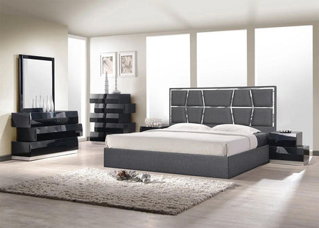 Degas Bed In Charcoal | J&M Furniture