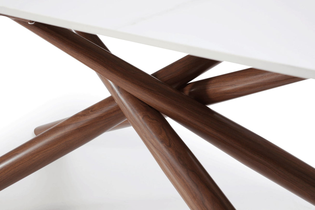 9063 Dining Table 71 W/2X12" Extension - 9063Diningtable71 | ESF | Home Elegance USA