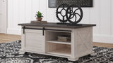 Dorrinson Casual Coffee Table in Two-tone by Ashley Furniture Ashley Furniture