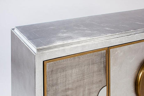 Dull Old Gold Finish Cabinet With Optional Wall Mirror 1965-S | Artmax