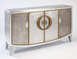 Dull Old Gold Finish Cabinet With Optional Wall Mirror 1965-S | Artmax
