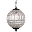 1 Light Olivia Pendant In Dark Bronze | Elegant Lighting