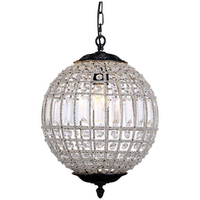 1 Light Olivia Pendant In Dark Bronze | Elegant Lighting