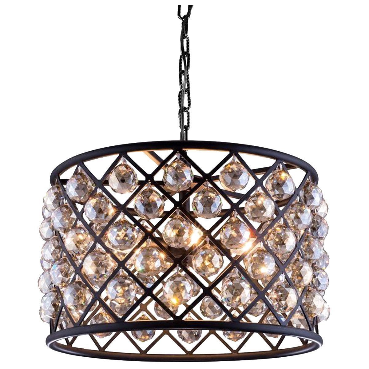 1206 Madison 6 Lights Pendant | Elegant Lighting - ELL - 1206D20MB - GT/RC - Home Elegance USA - 2