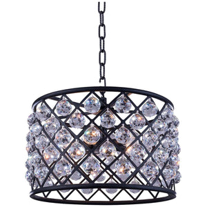 1206 Madison 6 Lights Pendant | Elegant Lighting - ELL - 1206D20MB/RC - Home Elegance USA - 1