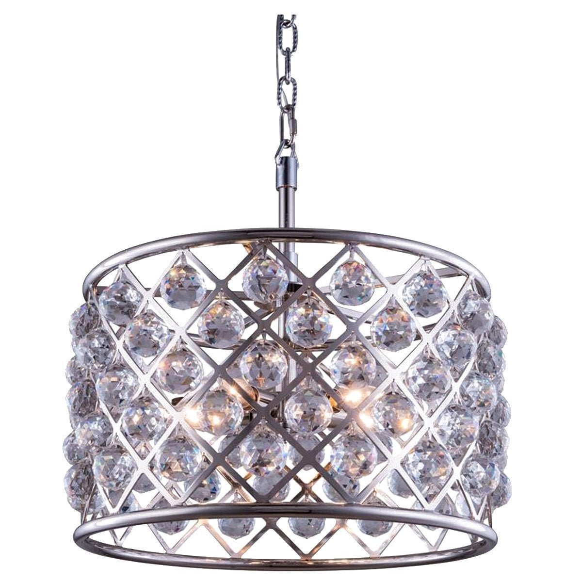 1206 Madison 6 Lights Pendant | Elegant Lighting - ELL - 1206D20PN/RC - Home Elegance USA - 4