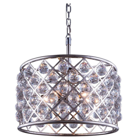 1206 Madison 6 Lights Pendant | Elegant Lighting - ELL - 1206D20PN/RC - Home Elegance USA - 4