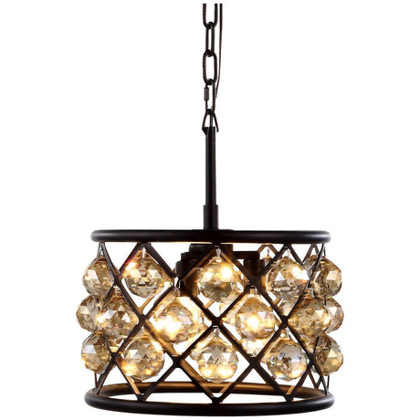 3 Lights Madison Pendant | Elegant Lighting - ELL - 1214D12MB - GT/RC - Home Elegance USA - 2