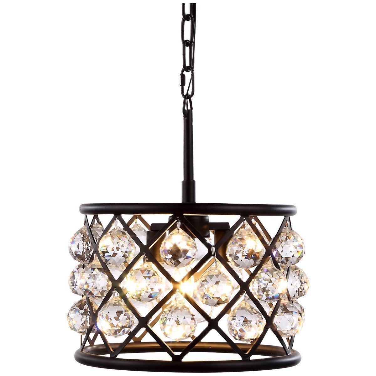 3 Lights Madison Pendant | Elegant Lighting - ELL - 1214D12MB/RC - Home Elegance USA - 1