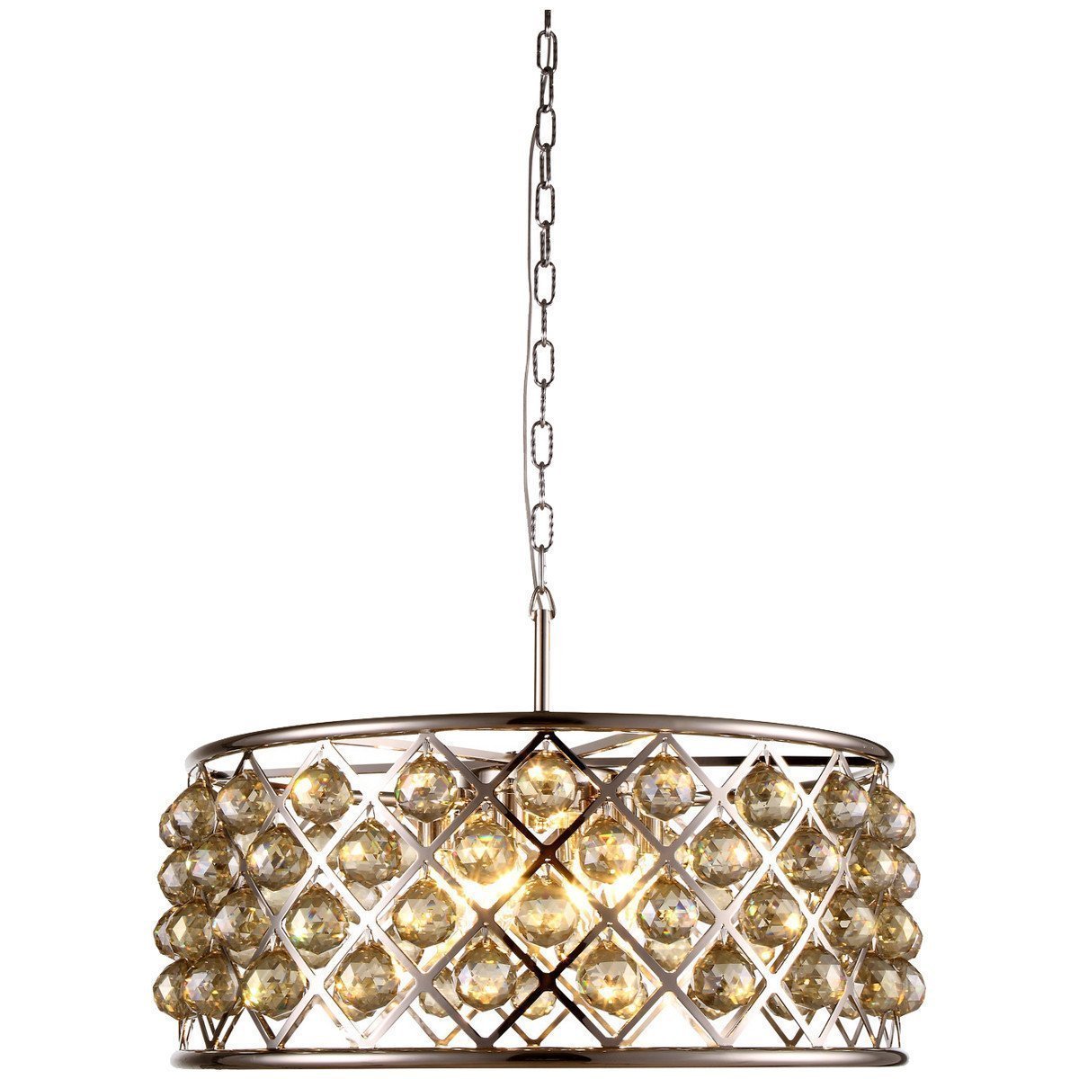 6 Lights Madison Transitional Pendant | Elegant Lighting - ELL - 1214D25PN - GT/RC - Home Elegance USA - 5